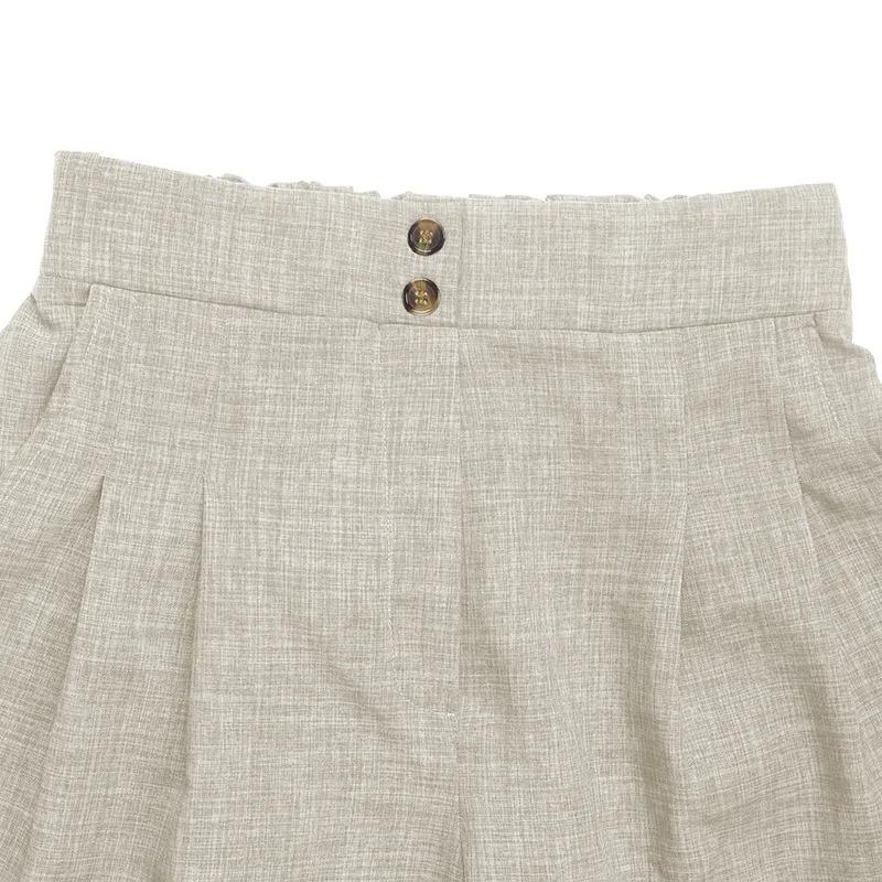 Sommer High Waist Shorts Damen Lässig Locker Weites Bein Einfarbige Shorts Lässige Kurze Hosen Taschen Urlaubs Short
