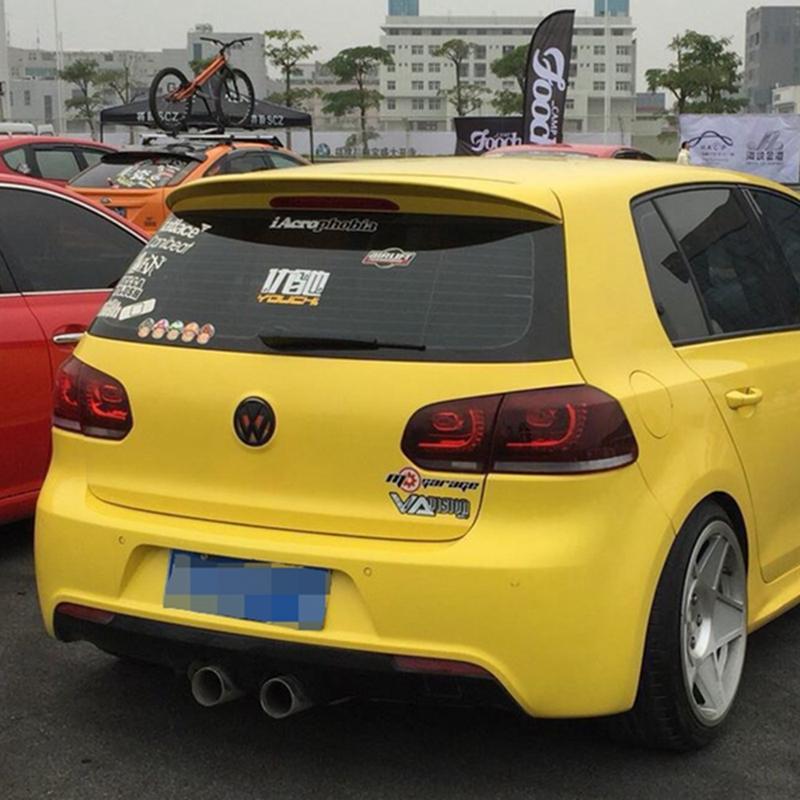 Für Volkswagen VW Golf 6 2010 2011 2012 2013 Heißer ABS-Kunststoff Kofferraum Dachflügel Unlackiert Grundiert Heckspoiler Autozubehör
