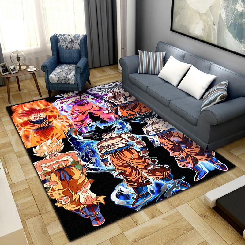 Dragon Ball Area Carpet for Living Room Bedroom Home Decor Cool Movie Mat Floor Mat -LXR11