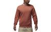 Sweatshirts Men's Orange Crew Neck Moderate Regular FJ7777-810