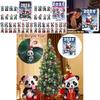 Christmas Panda Countdown Calendar With Acrylic Components For Holiday Decor Gift For Kids
