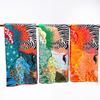 130Cm Silk Cashmere Scarf Women Hand Rolled Shawl Forest Zebra Print Square Scarves Wraps Lady Bandana Big Hijab Female Foulards