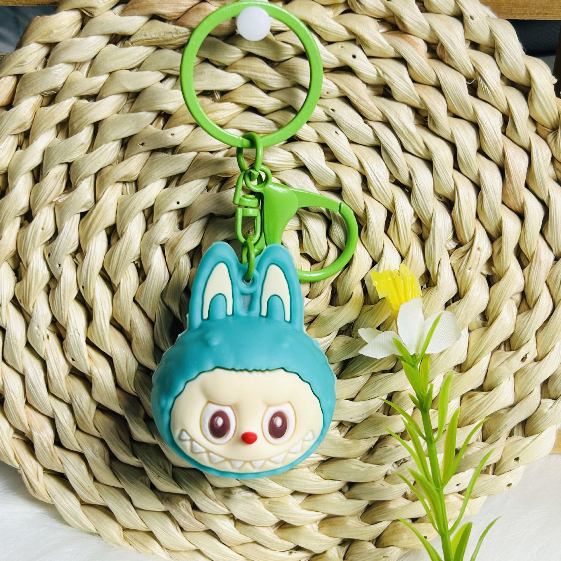 

Large Lamb Labub Keychain: Cute Doll Pendant for Bags and Keys