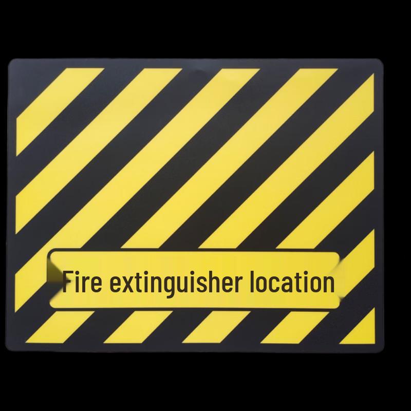 Brangdy Fire Extinguisher Location PVC Warning Sign