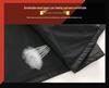 Custom Black High-Visibility Reflective Raincoat for Traffic and Road Admin, Trendy Split Set