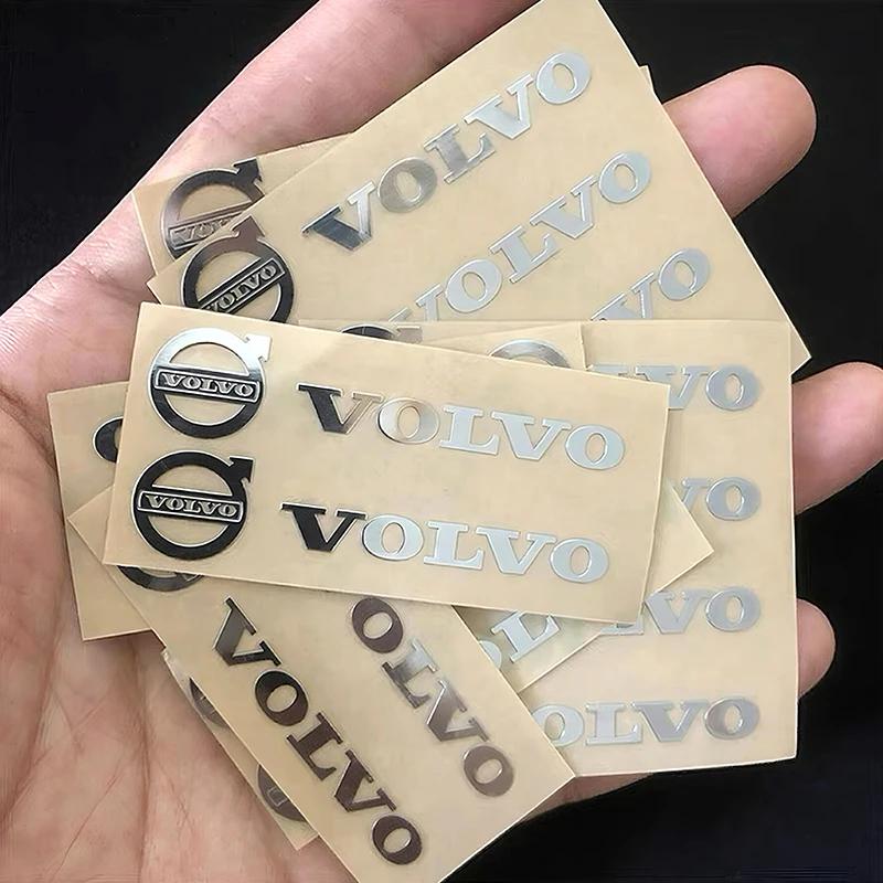 5 Stück Aluminium Metall Auto Styling Emblem Aufkleber Für Volvo Polestar AWD V50 S60 XC60 S40 XC40 XC90 V60 S80 S90 V90 V70 T6 V40 S70