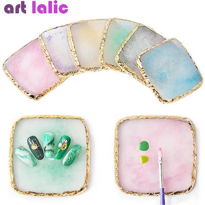 Harz-Nagelkunst-Polnisch-Farben-Zeichnungs-Farbgericht-Maniküre-Pediküre-Anzeigetafel-DIY-Make-up-Palette