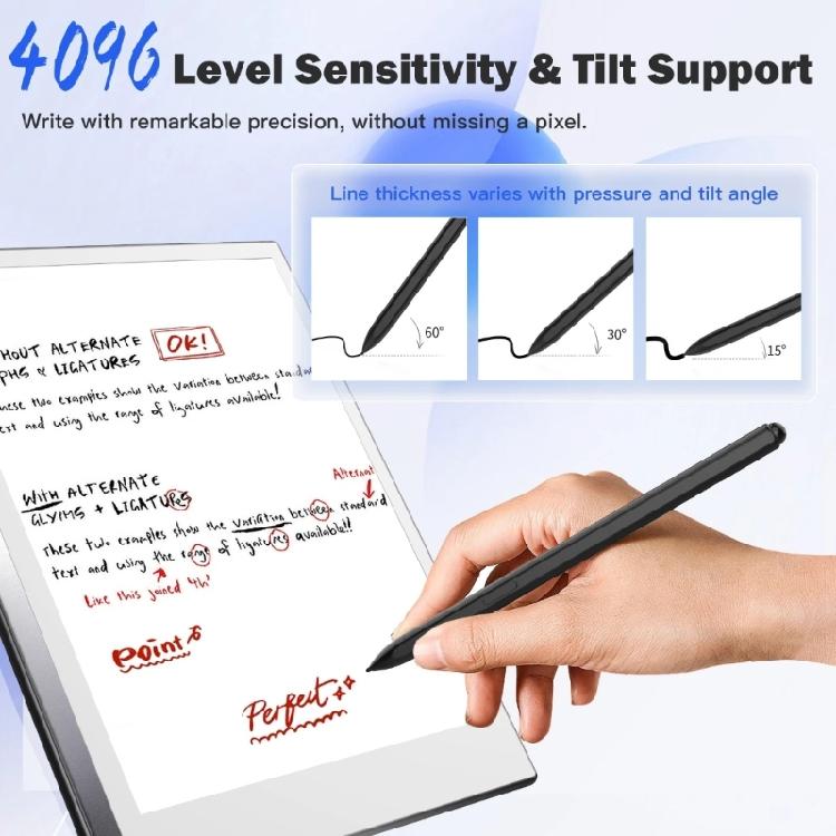 Advanced Digital Pen with 4096 Pressure Sensitivity for ReMarkable 1/2 and for Note AIR Tablets Pen