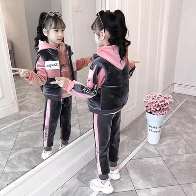 Stylisches 3-teiliges Sportswear-Set für Mädchen, Frühling/Herbst 2025, für größere Kinder