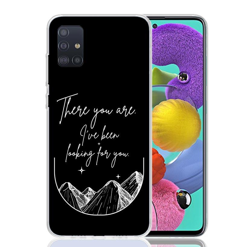 A Court of Mist Fury Sarah J Maas Phone Case For Samsung Galaxy A52 A32 A22 A12 A02S A50S A30S A51 A31 AA71 Note 20 Ultra 10 S10