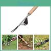 Garten Unkrautstecher Werkzeug Zum Entfernen von Unkraut Und Graben von Gemüse Langlebiger Edelstahl Mit Bequemem Holzgriff 32cm