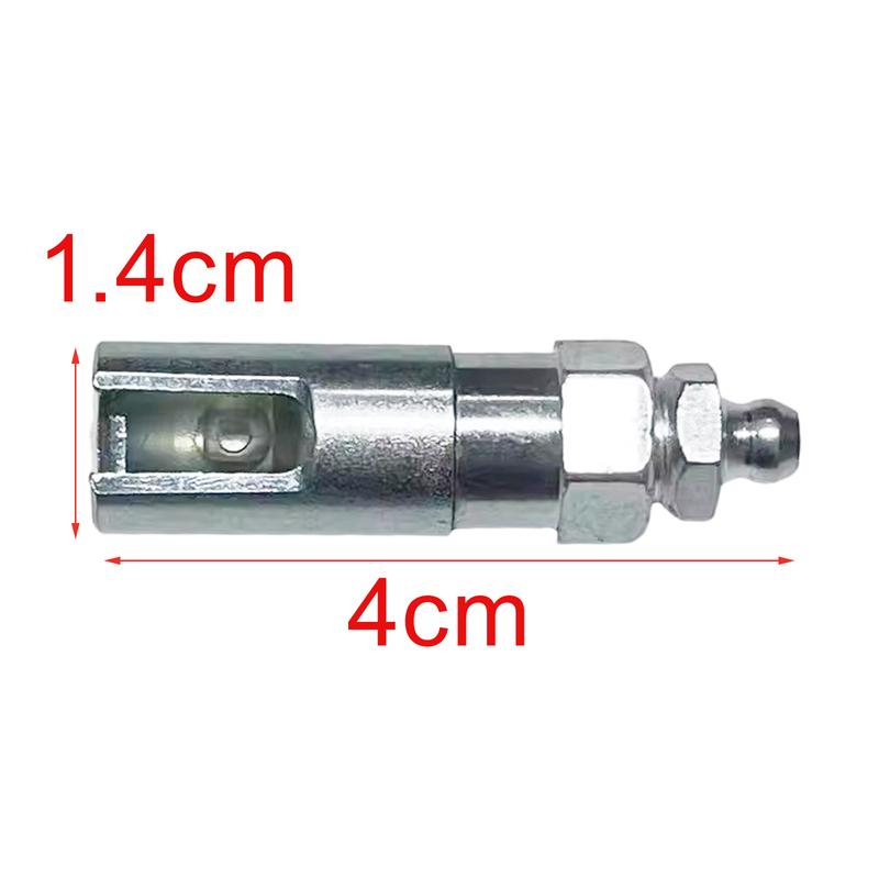 90 Degree Lubricant Grease Coupler Replacement Parts Slide on Grease Adapter Right Angle Grease Coupler Carbon Steel 4cmx1.4cm