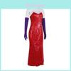 Jessica-Kostüm im roten Kleid aus „Falsches Spiel mit Roger Rabbit“ für Cosplay und Mottopartys
