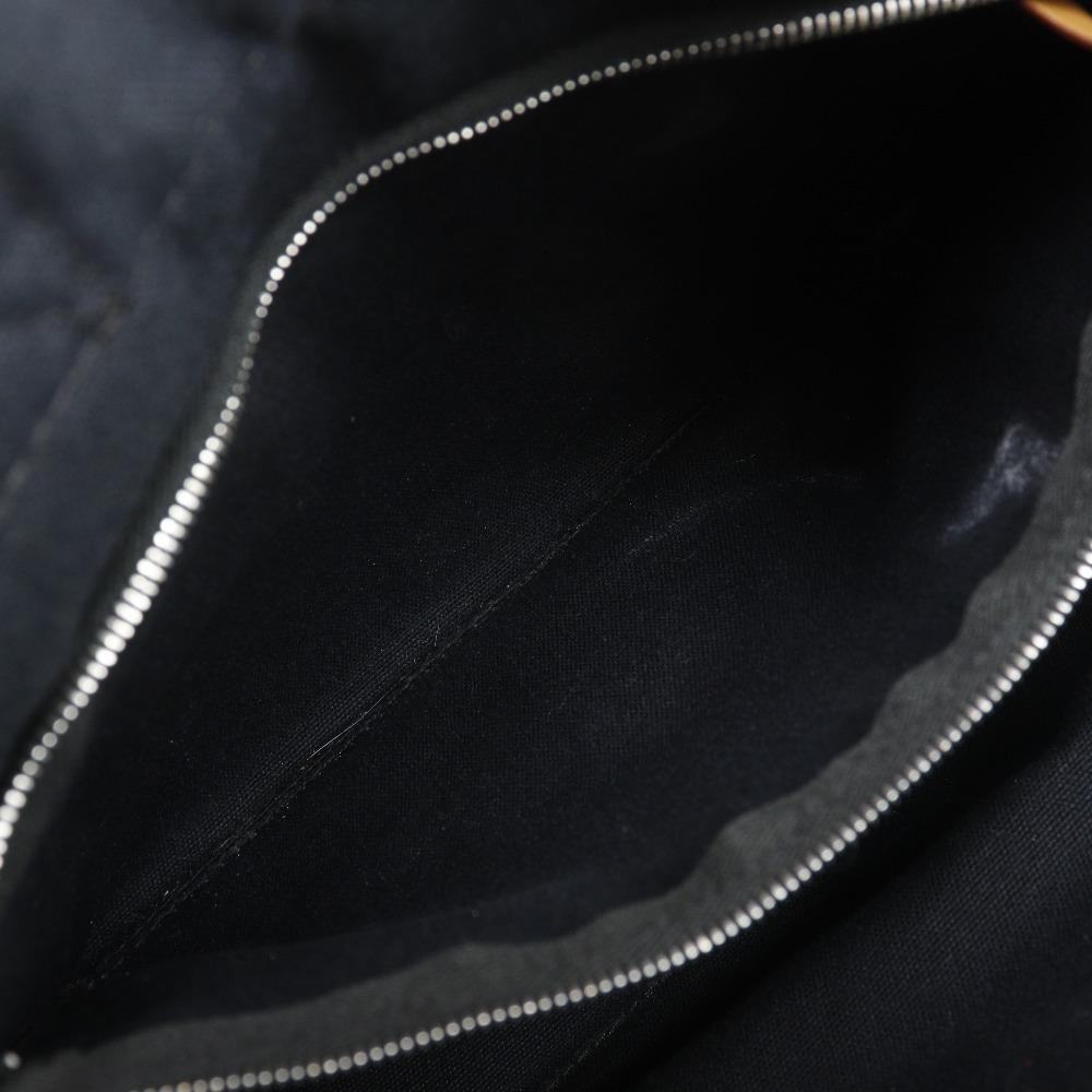 HERMES Fourre ToutPM Handbag black canvas unisex Used