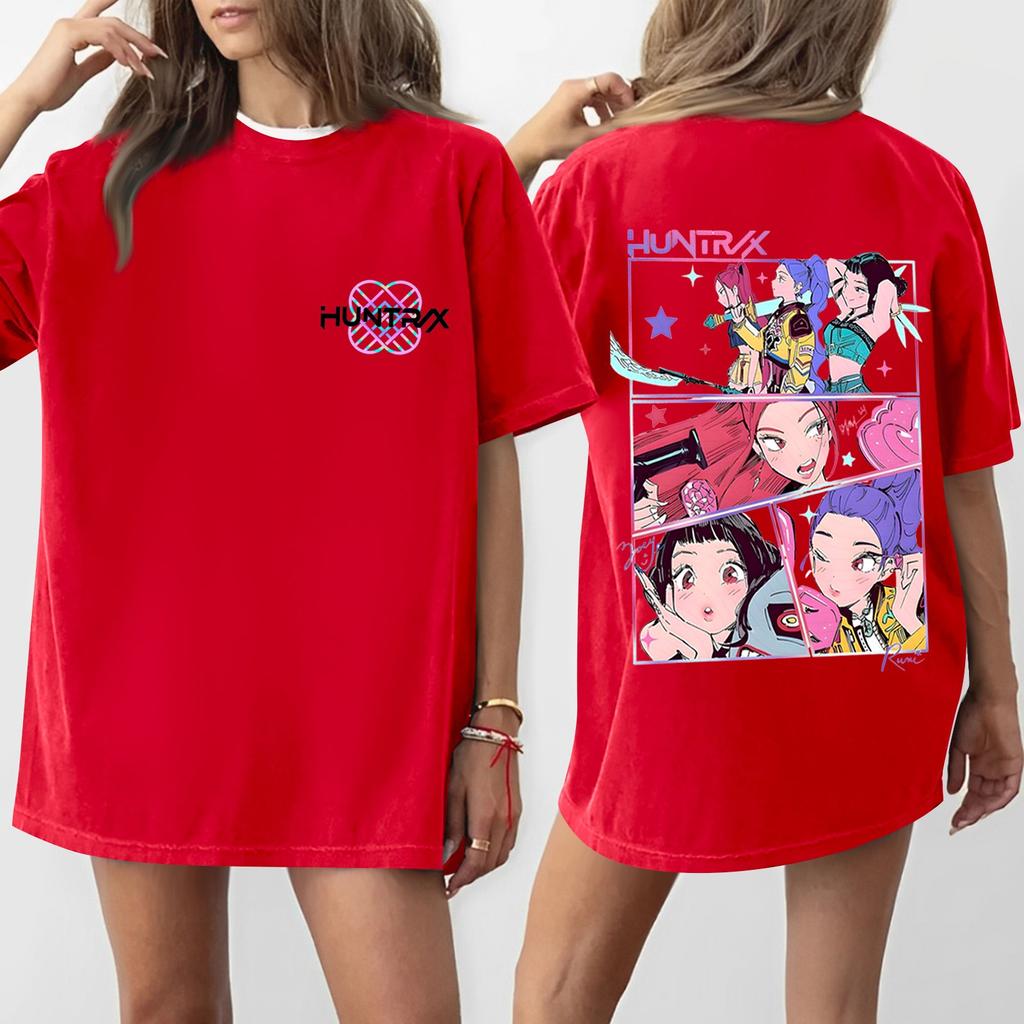 Women's Round Neck Printed Short-sleeved T-shirt Top