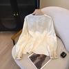 National Style Women's Long Sleeve Embroidered Layered Top - Spring New Design