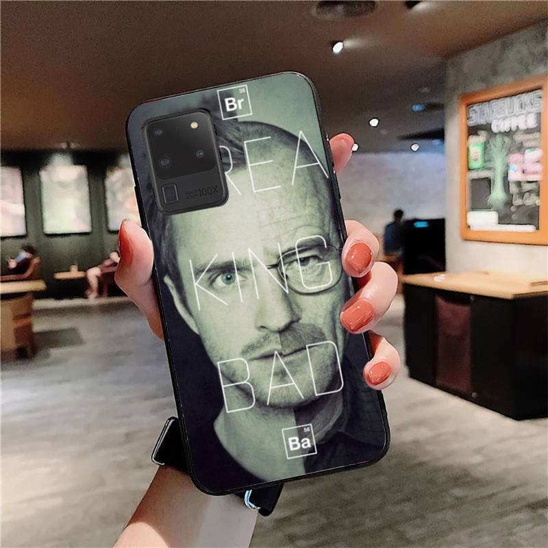 Breaking Bad Walter White Phone Case for Samsung S20 Lite S21 S10 S9 Plus for Redmi Note8 9pro for Huawei Y6 Cover