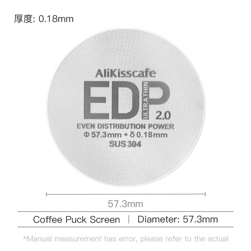 Alikisscafe Espresso Puck Screen Filter 51mm 53.5mm 58.5mm 57mm For Delonghi Breville Portafilter Barista Tools Coffee Accessory