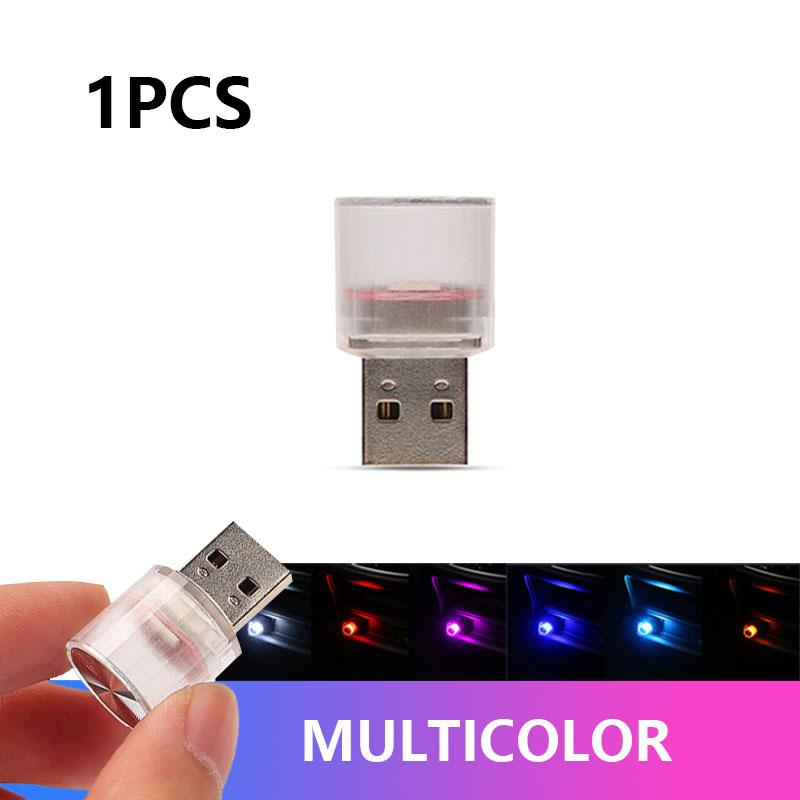 Car Led Interior Lights USB Mini Ambient Light Emergency Lighting Auto Decorative Atmosphere Lamp Universal Night Light