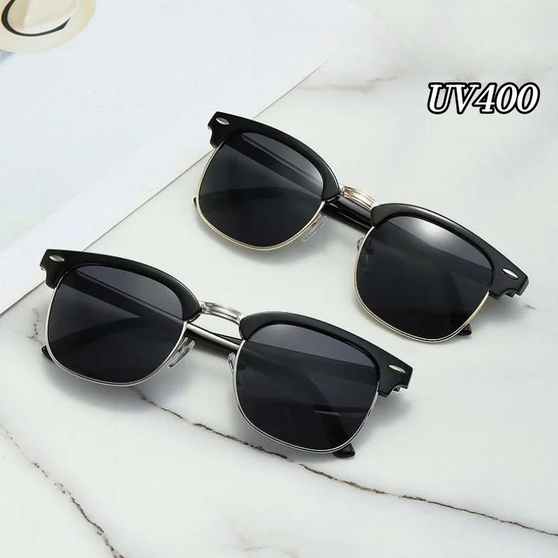 Men's and Women's Retro Polarized Sunglasses Women's Fashion Street Photography Trend Versatile Sunglasses UV400 Shades Eyewear