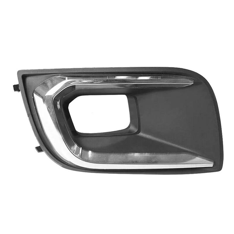 M63K-Car Front Bumper Fog Light Bezel Cover Fog Lamp Frame Fog Light Frame 520400C010 520300C010 For Toyota Sequoia 2018-