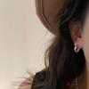 Versatile s925 Sterling Silver Gold-Plated Ear Cuffs: Engraved, Light Luxury Women's Earrings