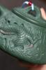 Yixing Zisha Handmade Green Clay 'Ruiqingyun Hidden Dragon' Teapot