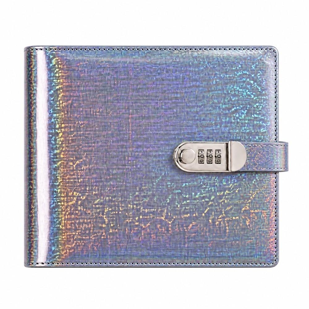 Glitter Money Saving Binder Loose Leaf Banknote Collection Album Office Use