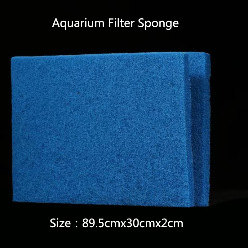 

Blue Aquarium Filter Biochemical Cotton Sponge for Aquarium Fish Tank Bio Cotton Foam Skimmer 89x30x2cm High Quality 89.5x30x2cm