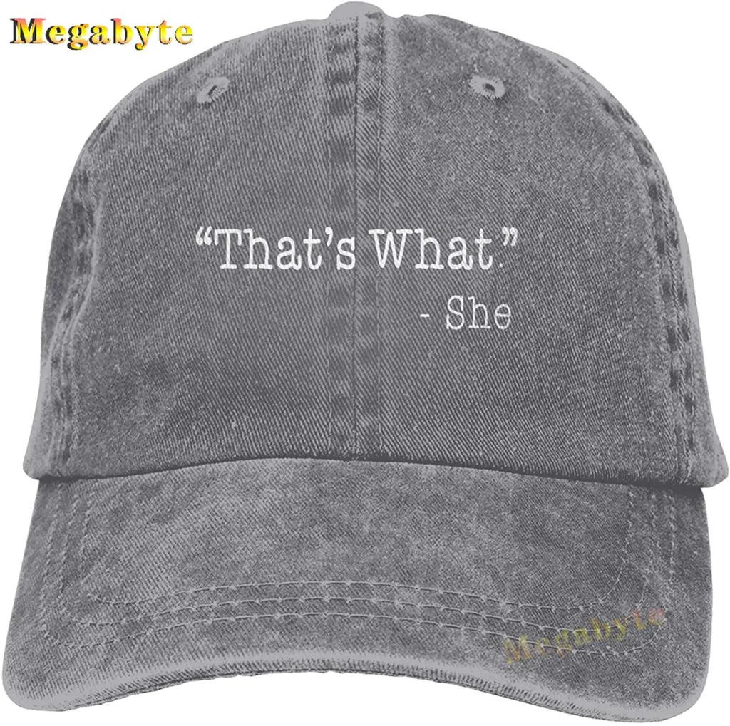 Funny Thats What She Said StateUnisext Hat,Adjustable Baseball Cap Washable Cotton Trucker Cap Dad Hat Unisex