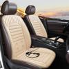 Car Heated Seat Cover with Backrest, 12V/24V for Sedans, Trucks, and Minivans.