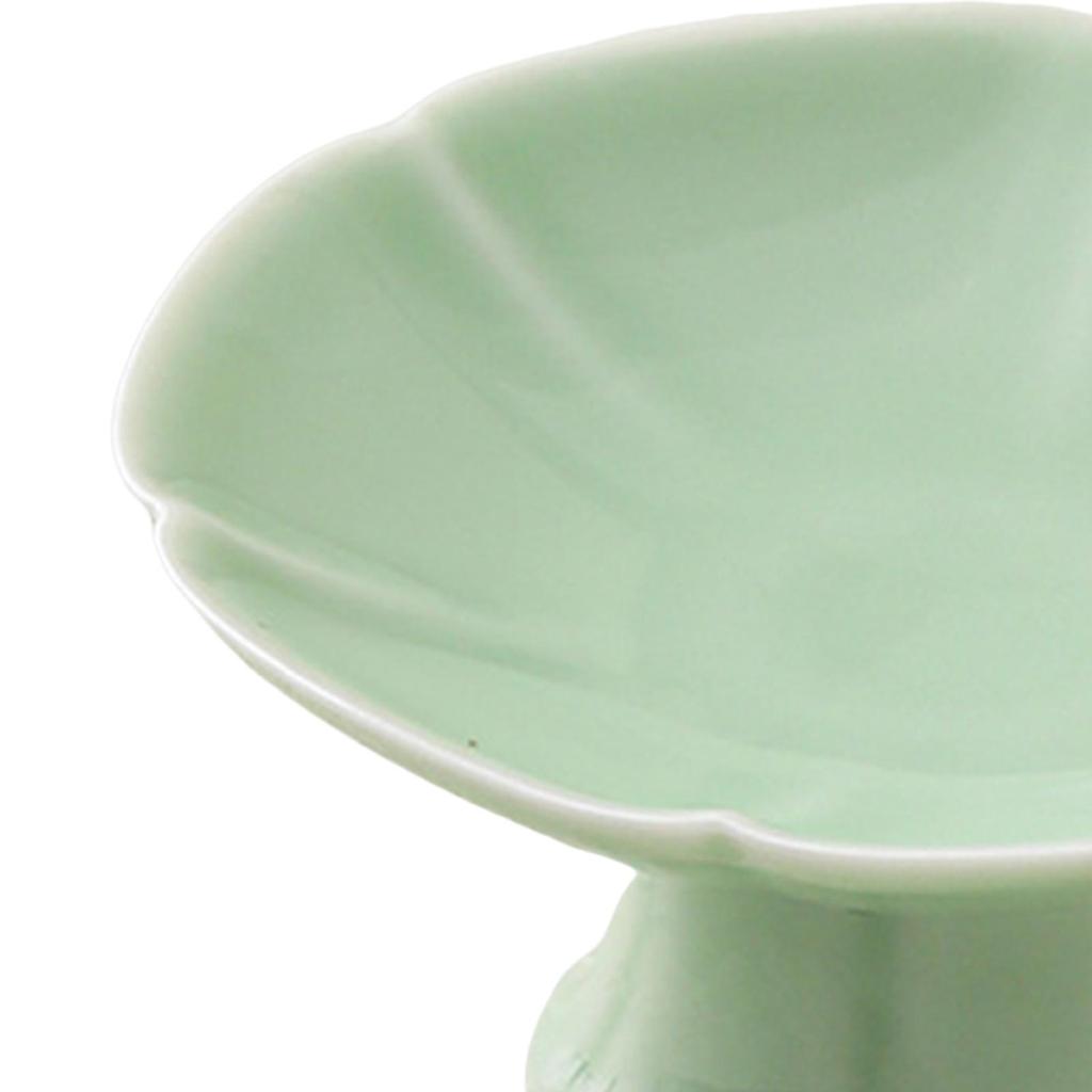 Ceramic Dessert Stand Footed Decorative Pedestal Tray Fruit Bowl Porcelain Cake Stand for Dessert Table Party Countertop Home