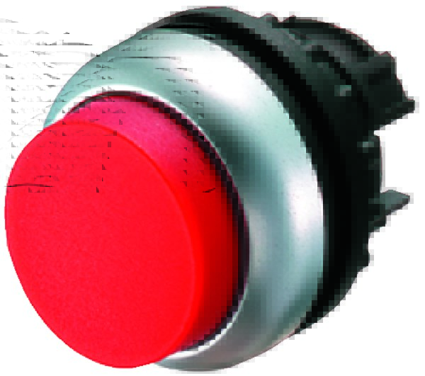M22-DH-R Drive, Red Protruding Button, Self-return