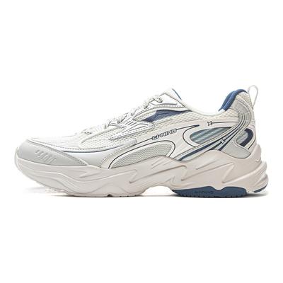 Li Ning Meteor Versatile Retro Dad Shoes Thick Sole Height Increasing Shock Absorbing Non-Slip Wear-Resistant Support Low-Top Casual Shoes AGCV357-2