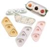 Three-Linked Onigiri Mold Triangle Sushi Mold Once Quickly Make 3Pcs Sushi Rice Ball Mold For Making And Storing Sushi