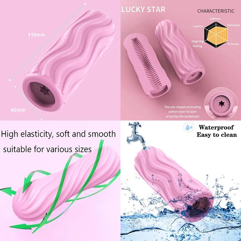 Aldult Masturbator Man Intimate Sexy Sex Toys For Mens Pleasure Male Mastuburator Vagina Mastrubator Cup Sucking Machine Toys