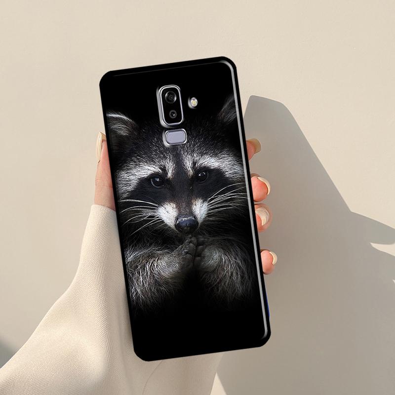 Raccoon Case For Samsung Galaxy J1 J3 J7 J5 2016 A3 A5 2017 J8 A7 A9 J4 J6 A6 A8 Plus 2018 Cover