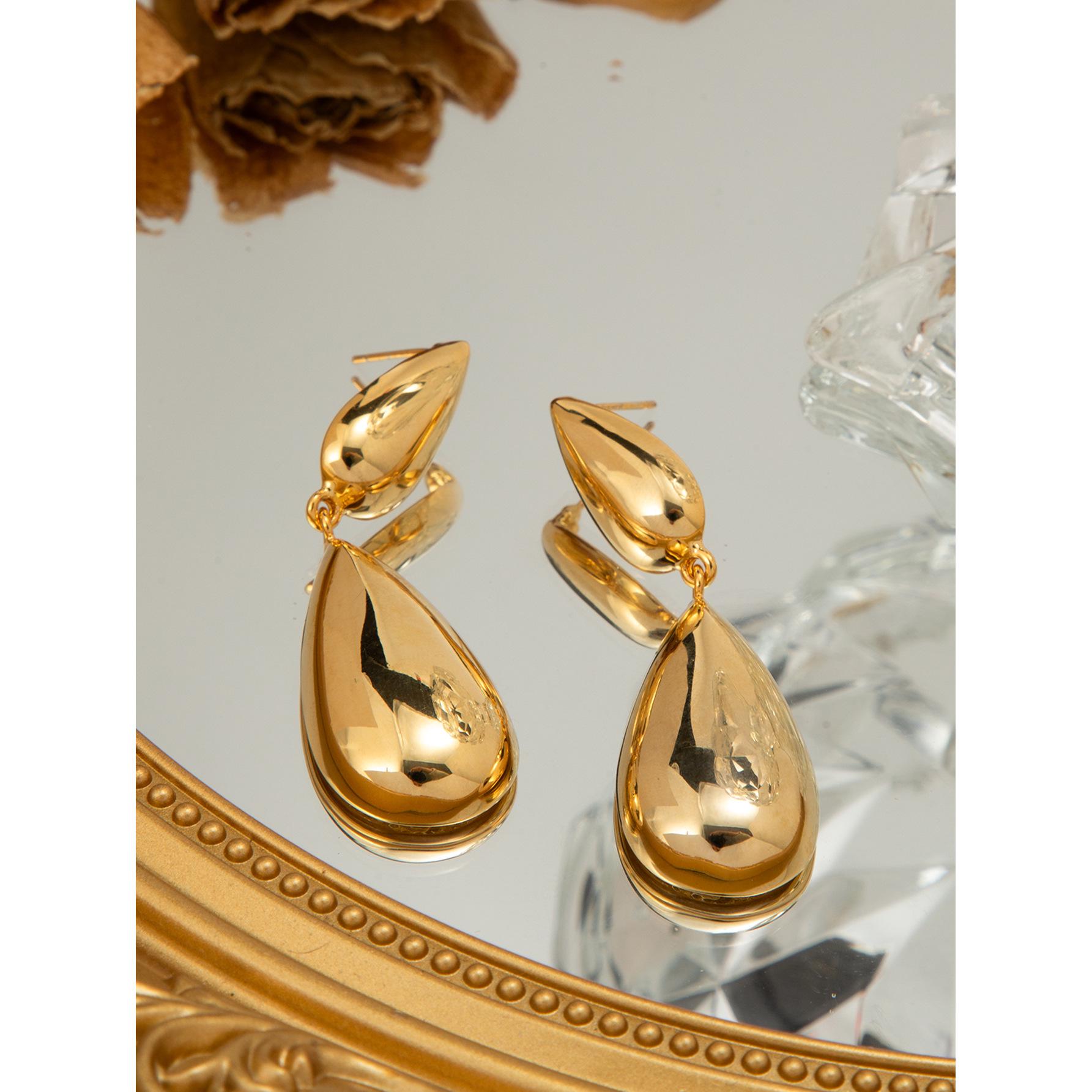Elegant Minimalist Tassel Water Drop Earrings for Women