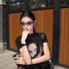 New future technology sunglasses women's European and American fashion cat eye fantasy retro high-end UV-proof cycling glasses