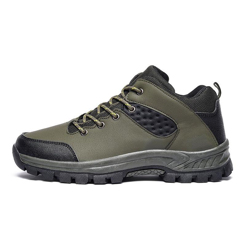 Hiking shoes men's large size outdoor casual hiking shoes fashion field sports travel shoes wear-resistant labor insurance shoes