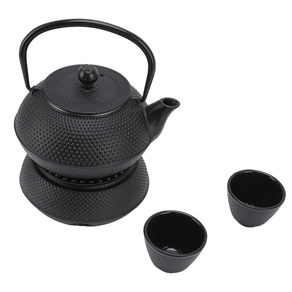 Cast Iron Kettle Set 800ml Energy Saving Cast Iron Highly Durable Luxurious Cast Iron Teapot with
