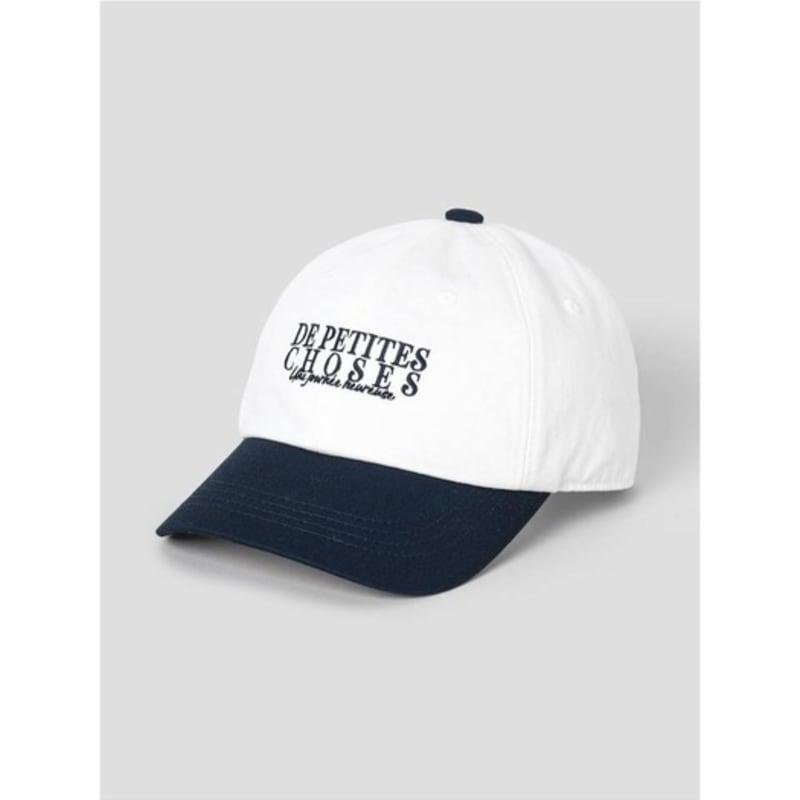 8SECONDS Color Block Logo Ball Cap White (19578BWY51)