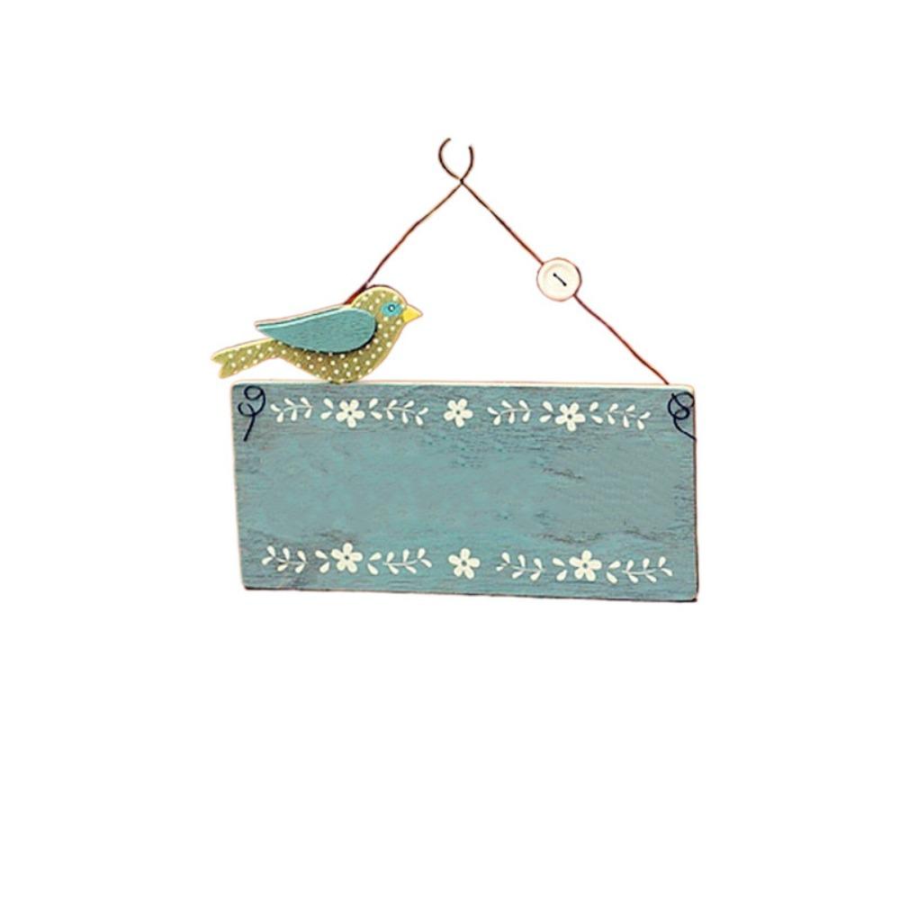 Wooden Wall Hanging Retro Wall Decoration Pendant European Style Doorplate Decoration Hanging  Shop