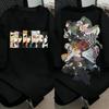 Plus Size Demon Slayer Anime Print Men and Women Tshirt Casual Parentchild Top Street Fashion Summer Cotton Harajuku Y2K