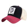 European & American Retro Cotton Embroidered Animal Mesh Baseball Cap