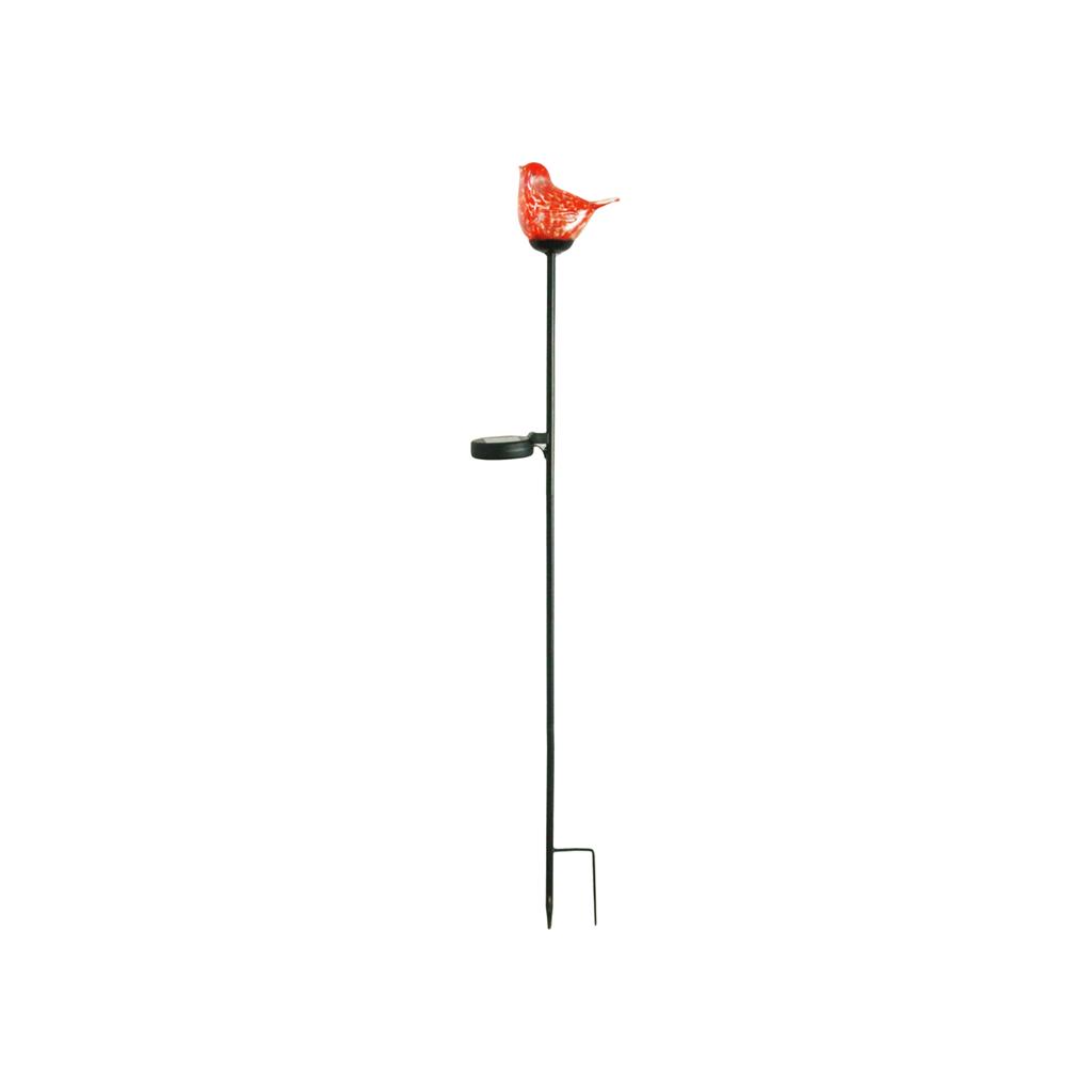 Solar Garden Stake Light Outdoor Decorative Lawn Lamp with Bird Shape Top for Patio Yard Pathway Lighting and Landscape Accent