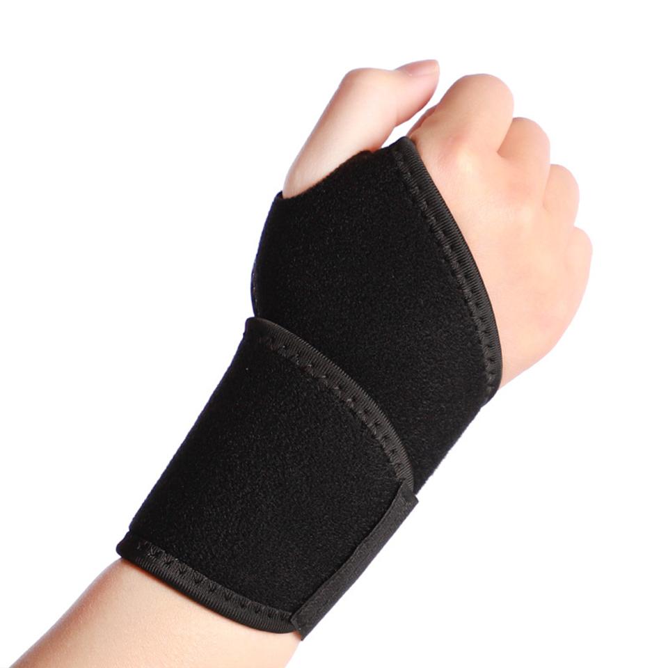 

Gobygo 1Pcs Wrist Support Sport Fitness Wristband Training Safety Hand Bands Sprain Gym Wrist Thumb Support Straps Wraps Bandage