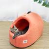New Cat Nest Semi-enclosed Warm Cat House Cat House Pet Slipper Nest Four Seasons Universal Dog Kennel Pet Nest Mat