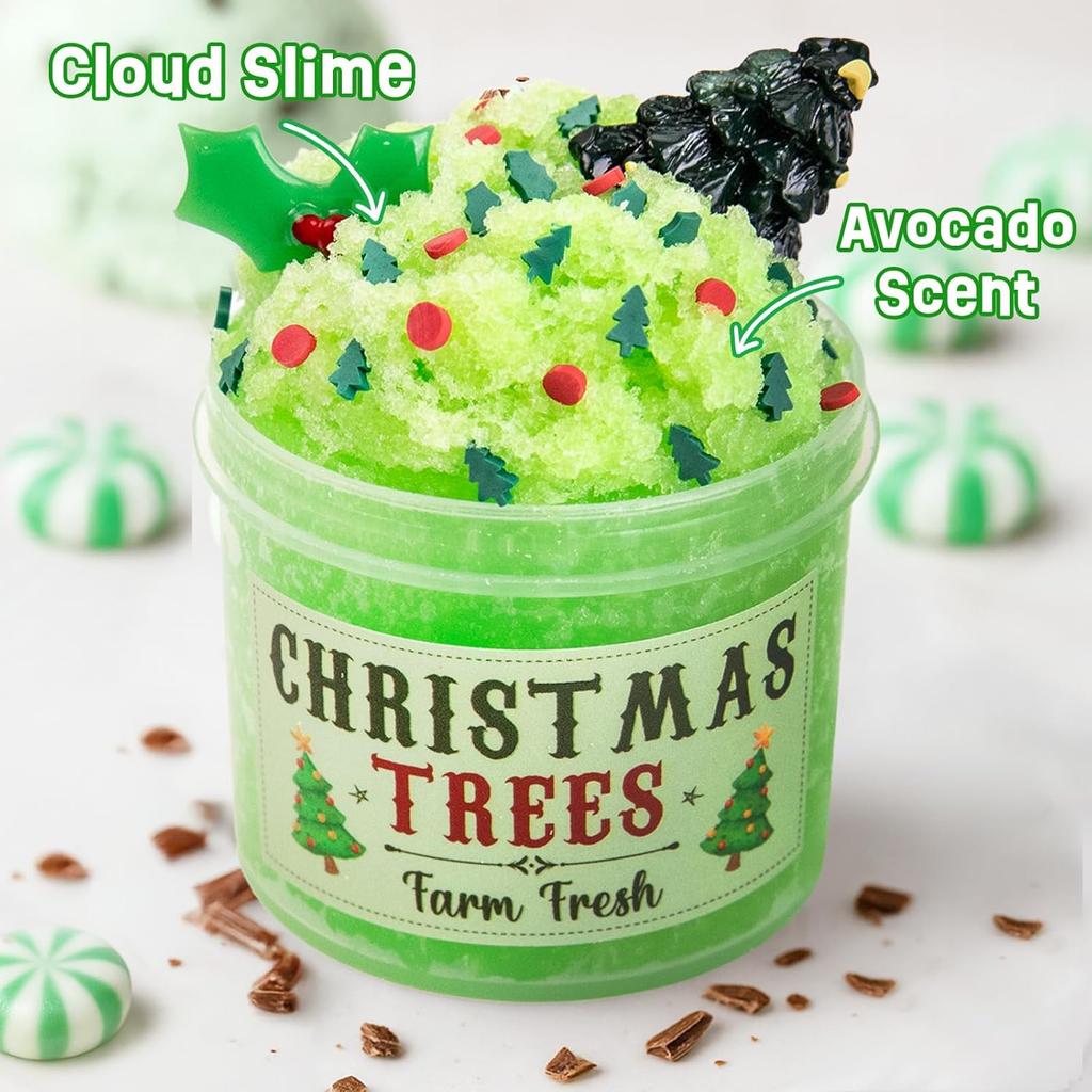 Advent Calendar 2025-24 Days of Slime and Charms Kit - Christmas Countdown Calendars Gifts for Girls Boys Kids Teens Toddlers
