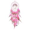 Bedroom Handmade Dreamcatchers Hanging Ornament with Feathered Tassels and Glowing In Dark Beads for Home Aesthetic